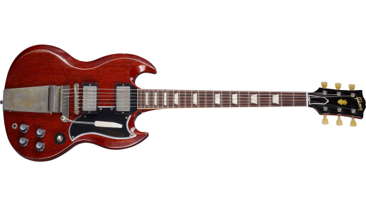 Gibson Custom Shop - Guitare SG Standard 64 avec Maestro Murphy Lab Heavy Aged - Faded Cherry