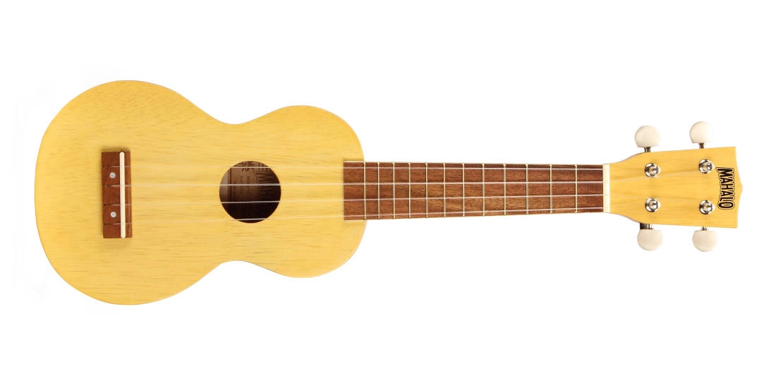 Kahiko Soprano Ukulele w/Bag - Transparent Butterscotch