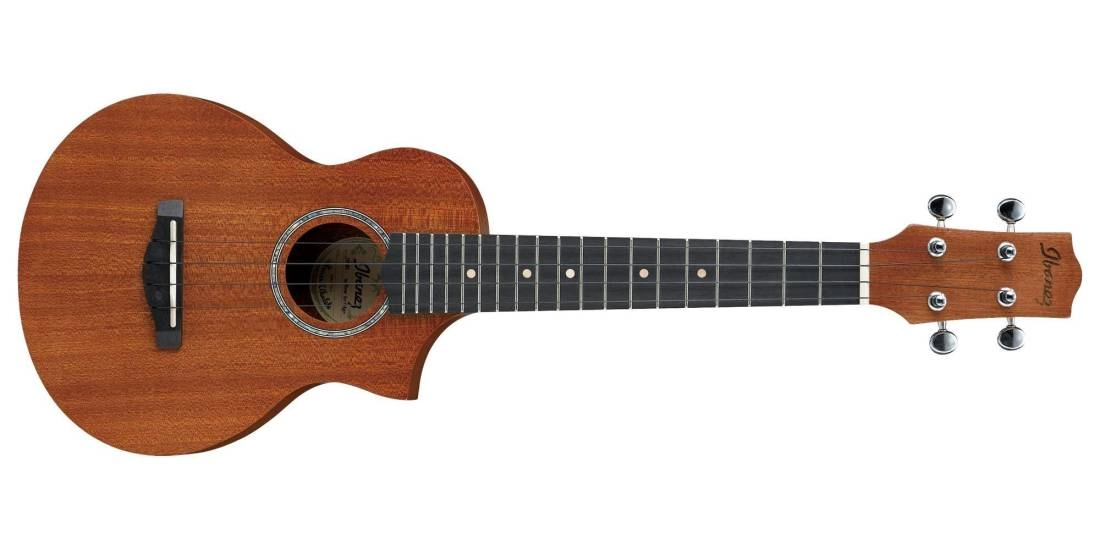 UEW5 EW Cutaway Concert Ukulele, Sapele - Open Pore Natural