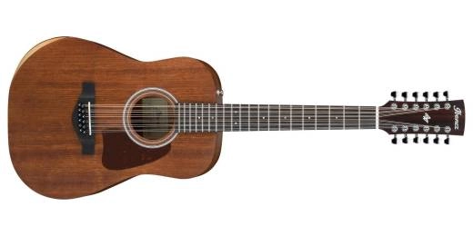 Guitare acoustique 12 cordes dreadhought jubior AW5412JR avec tui - Naturel, pores ouverts