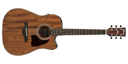 Ibanez - AW54CE Cutaway Dreadnought Acoustic/Electric Guitar - Open Pore Natural