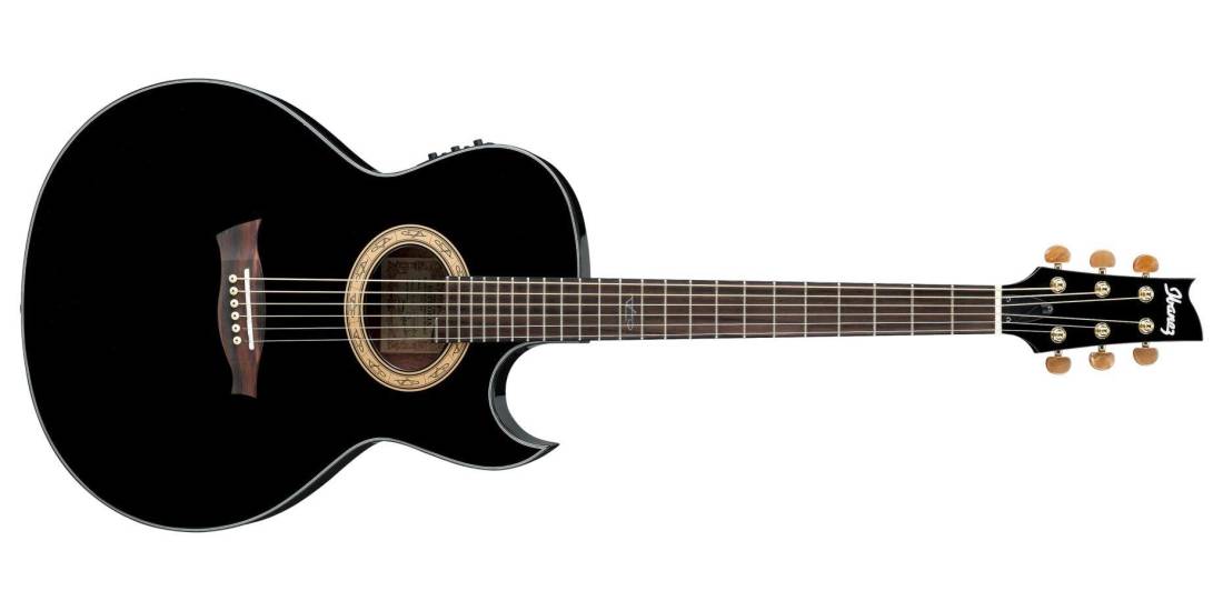 EP5 Special Thin EP Acoustic/Electric Guitar - Black Pearl High Gloss