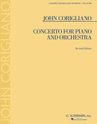 G. Schirmer Inc. - Concerto for Piano and Orchestra - Corigliano - Score complet - Livre
