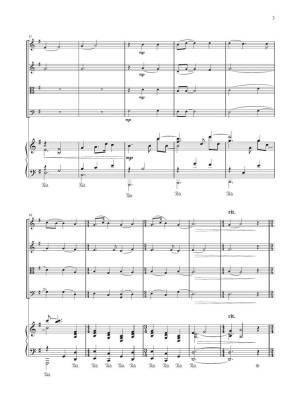 Sing Gently (Music from Virtual Choir 6) - Whitacre - Piano Quintet - Score/Parts