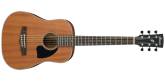 Ibanez - PF2MH 3/4 Dreadnought Acoustic Guitar with Gigbag - Open Pore Natural