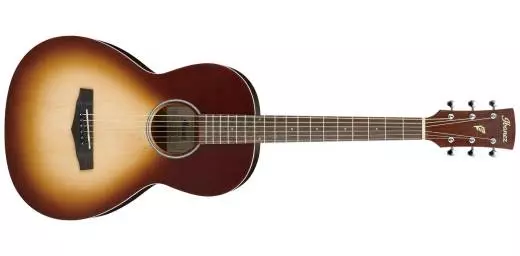 Guitare acoustique Parlor PN19 - Sunburst naturel, pores ouverts