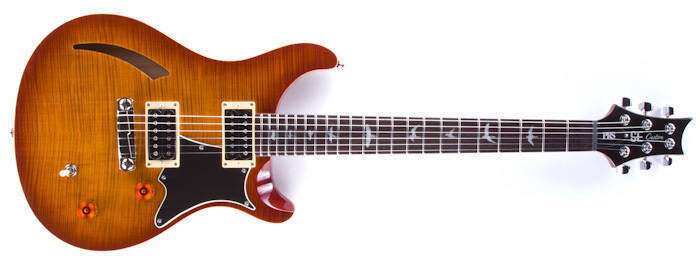 PRS SE Custom SEMI-HOLLOW 2017年製 PRS Guitars SE Custom Semi-Hollow Guitar - Vintage Sunburst
