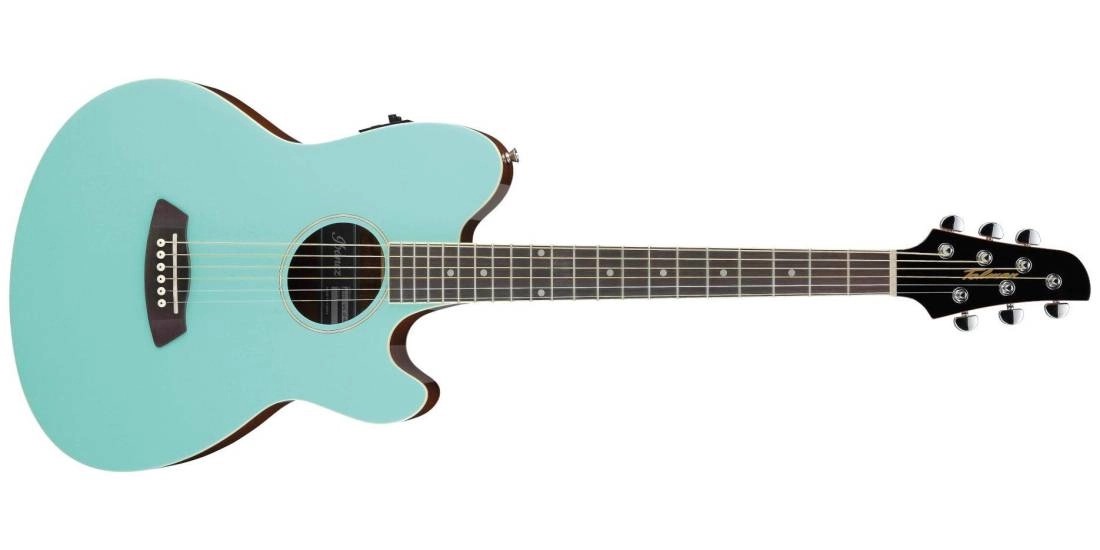 TCY10E Talman Double Cutaway Acoustic/Electric Guitar - Sea Foam Green