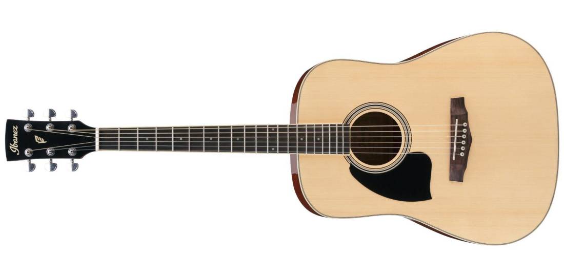 PF15L Dreadnought Acoustic Guitar, Left-Handed - Natural High Gloss