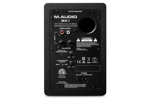 BX3 3.5\'\' Powered Studio Reference Monitors (Pair)