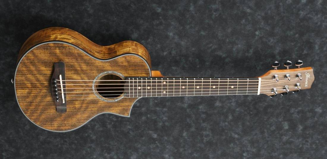 Ibanez EWP14 Steel String Piccolo Acoustic Guitar Open Pore Natural
