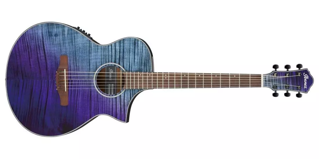 AEWC32FM Acoustic/Electric Guitar - Purple Sunset Fade High Gloss
