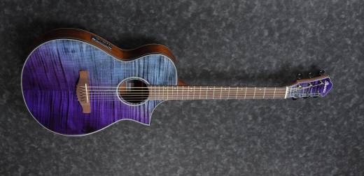 AEWC32FM Acoustic/Electric Guitar - Purple Sunset Fade High Gloss