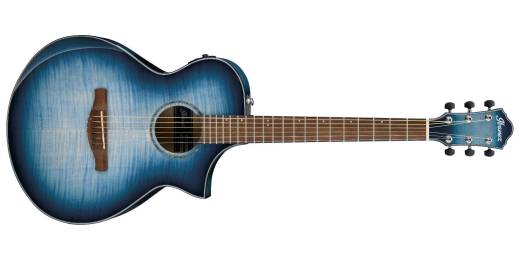 Ibanez - AEWC400 Acoustic/Electric Guitar - Indigo Blue Burst High Gloss