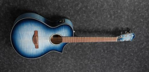 AEWC400 Acoustic/Electric Guitar - Indigo Blue Burst High Gloss