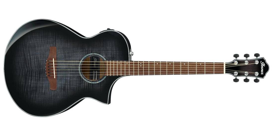 AEWC400 Acoustic/Electric Guitar - Transparent Black Sunburst High Gloss