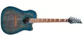 Ibanez - ALT30FM Altstar Acoustic\/Electric Guitar - Blue Doom Burst High Gloss