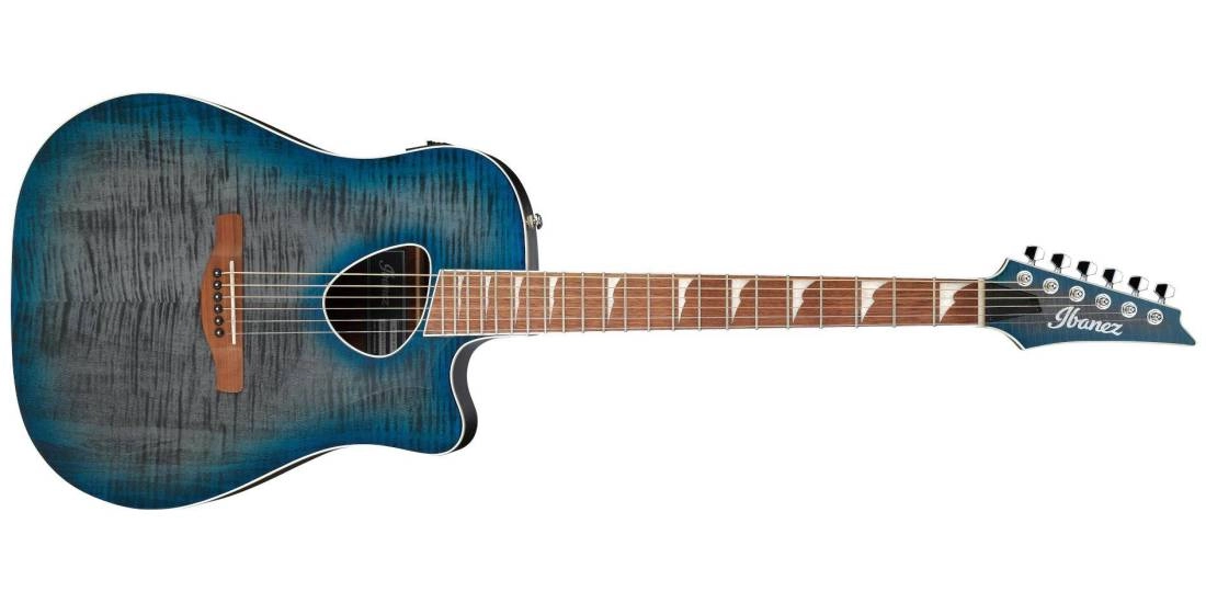 ALT30FM Altstar Acoustic/Electric Guitar - Blue Doom Burst High Gloss