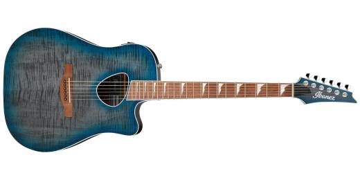 Ibanez - ALT30FM Altstar Acoustic/Electric Guitar - Blue Doom Burst High Gloss