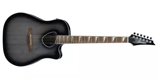 ALT30 Altstar Acoustic/Electric Guitar - Transparent Charcoal Burst High Gloss