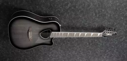 ALT30 Altstar Acoustic/Electric Guitar - Transparent Charcoal Burst High Gloss