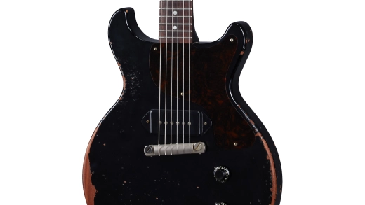 Murphy Lab Ultra Heavy Aged \'60 Les Paul  Jr Double-Cutaway - Ebony