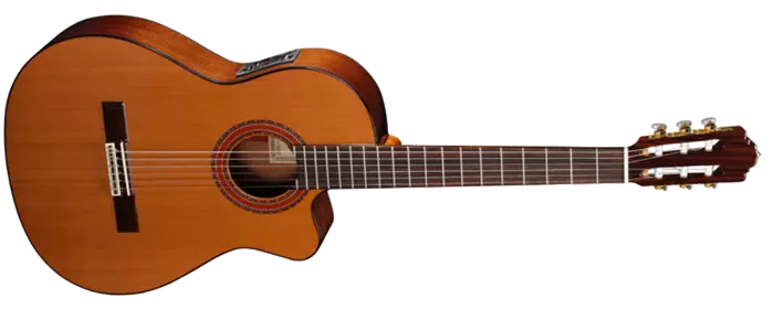 A-403 Classical Guitar w/ Cutaway and Electronics - Cedar/Laminated Mahogany
