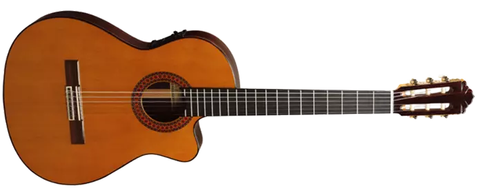 A-435 Thin Classical Guitar w/ Cutaway and Electronics - Cedar/Laminated Rosewood