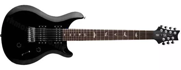 SE Custom 24 7-String Electric Guitar - Black