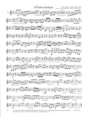 30 Etudes melodiques - Trognee/Selianin - Trumpet - Book