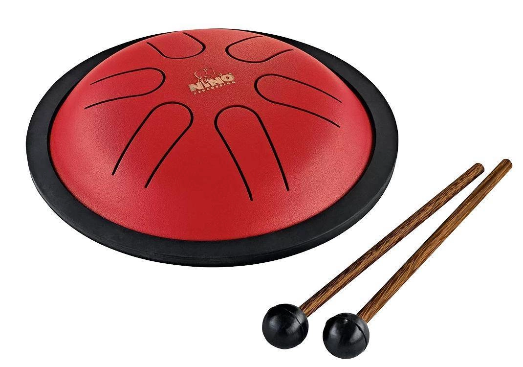 Nino Mini Melody Steel Tongue Drum - Red