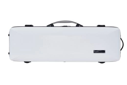 Bam Cases - Ice Supreme Hightech Oblong Violin Case w/GPS Tracker - White/Black