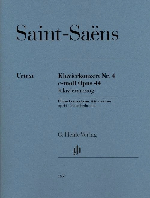 Piano Concerto No. 4 in C Minor, Op. 44 - Saint-Saens/Jost - Piano/Piano Reduction (2 Pianos, 4 Hands) - Book