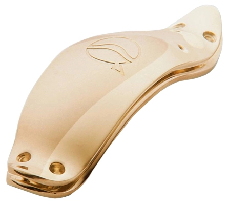 LefreQue - Sound Bridge 55mm Xtra Curved (DR) - Solid Fine Silver, Gold Plated