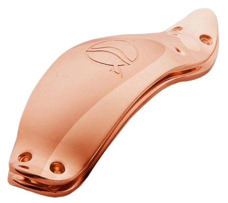 Sound Bridge 55mm Xtra Curved (DR) - Solid Fine Silver, Rose Gold Plated