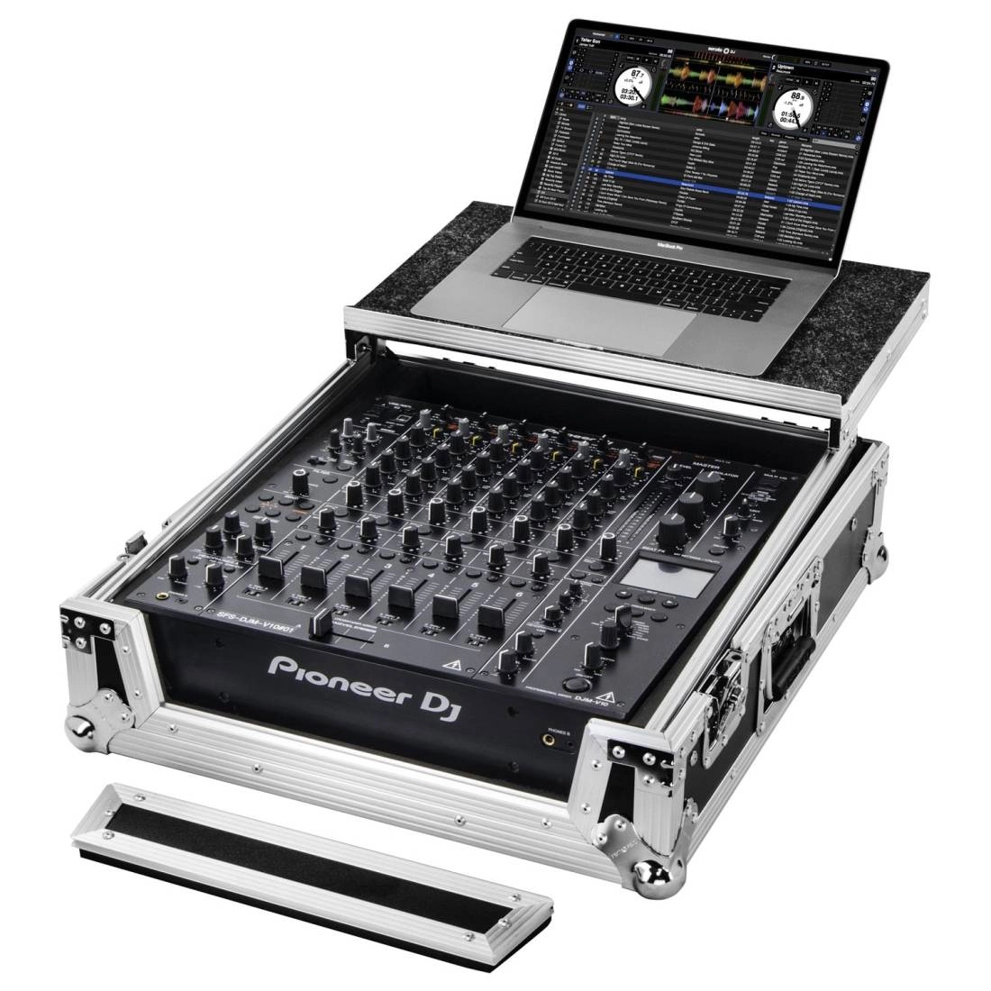 ATA Flight Case with Glide Laptop Platform for Pioneer DJM-V10