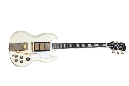 Gibson Custom Shop - Guitare SG Les Paul Custom VOS 1961 60me Anniversaire - Polaris White