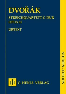 G. Henle Verlag - String Quartet in C Major, Op. 61 - Dvorak/Jost - Study Score