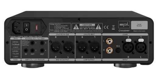 Active Analog 2-Way Crossover - Black