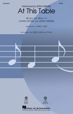 Hal Leonard - At This Table - Menzel/Myrin/Huff - SATB