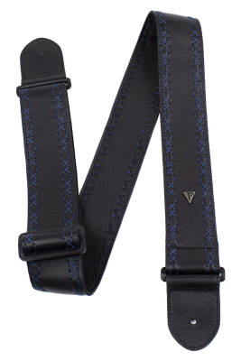 2.5\'\' Glove Leather Strap with Blue Stitching