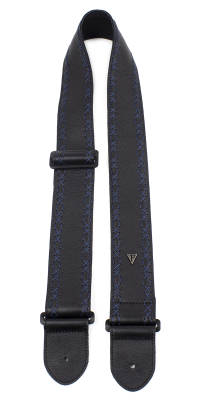 2.5\'\' Glove Leather Strap with Blue Stitching