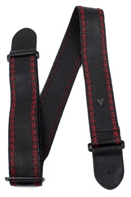 2.5\'\' Glove Leather Strap with Red Stitching