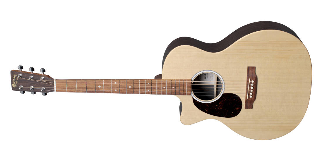 GPC-X2E Spruce/Rosewood HPL Guitar w/Gig Bag, Left Handed