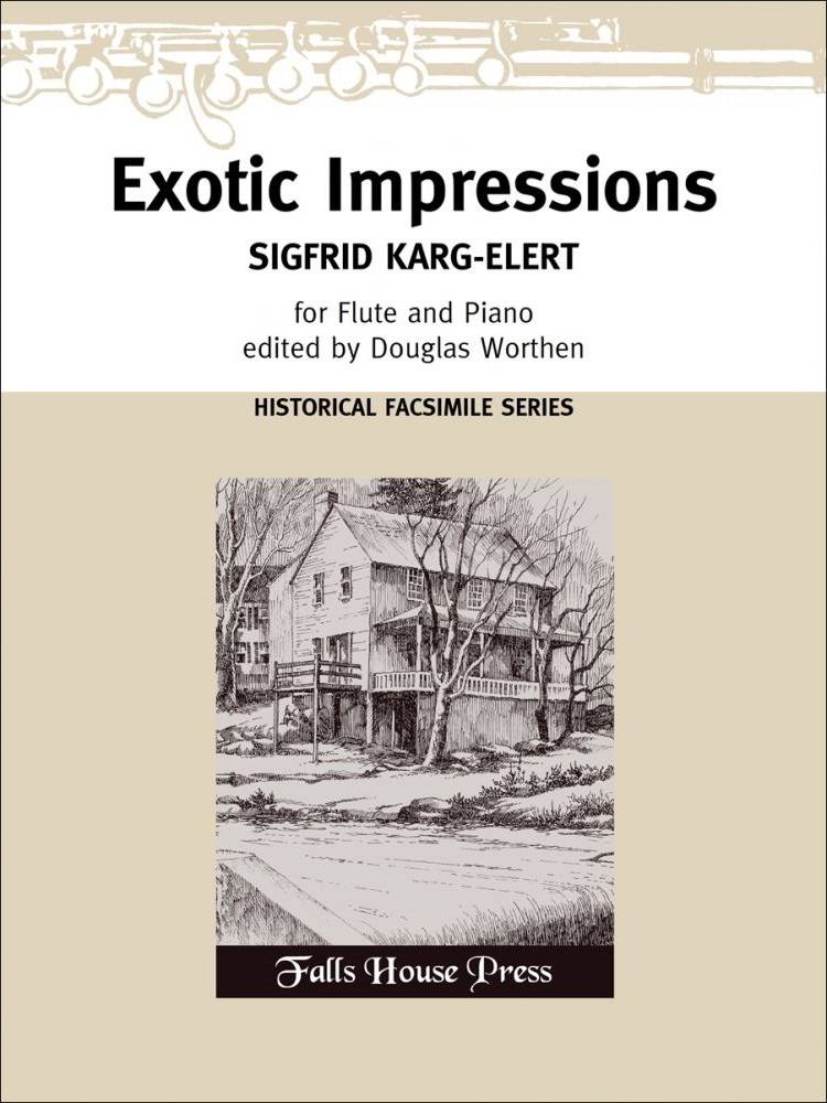 Exotic Impressions, Op. 134 - Karg-Elert/Worthen - Flute/Piano - Sheet Music