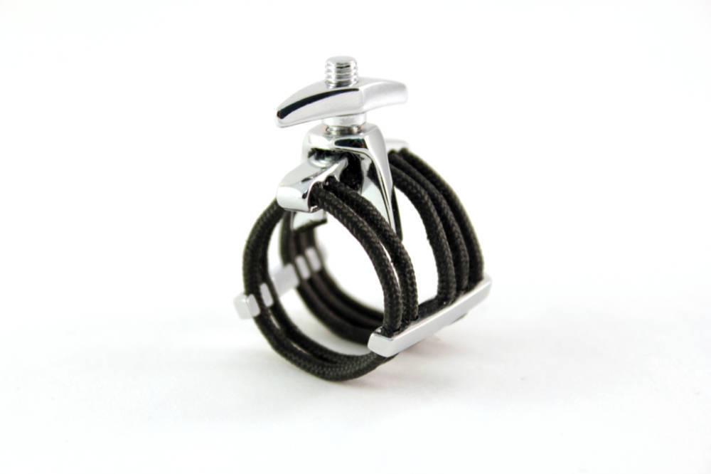 Tenor Sax Ligature - Classic Silver - Medium