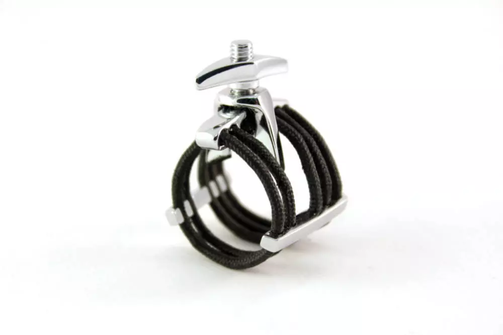 Tenor Sax Ligature - Classic Silver - Medium
