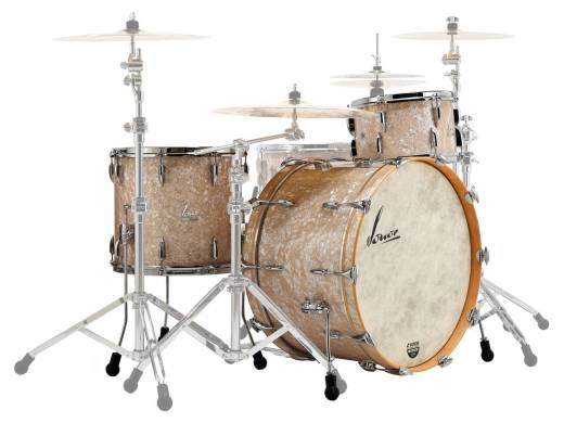 Sonor - Vintage Series 3-Piece Shell Pack (20,12,14) with Bass Drum Mount - Vintage Pearl