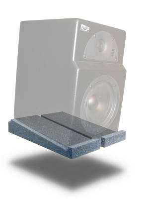 IsoWedge Speaker Pad Set Charcoal (4 Pack)