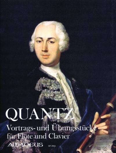 Recital Pieces and Exercises - Quantz/Michel - Flute/Piano - Book